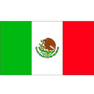 Stickers van de Mexicaanse vlag - Feeststickers