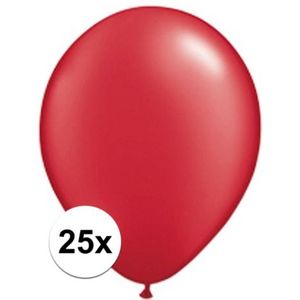 Qualatex Ruby rode ballonnen 25 stuks - Ballonnen