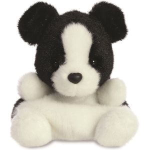 Pluche dieren knuffels border collie hond van 13 cm - Knuffel huisdieren