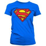 Superman logo verkleed t-shirt dames - Feestshirts