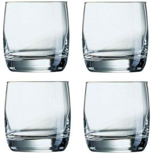 Chef & Sommelier Whisky glazen - 12x - Vigne serie - transparant - 310 ml