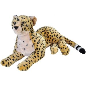 Pluche cheetah knuffels 76 cm - Knuffeldier