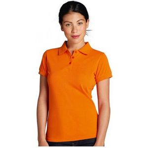Poloshirts dames in oranje - Polo shirts