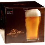 Bierglazen groot - 20x stuks - transparant - 570 ml - 9 x 16 cm