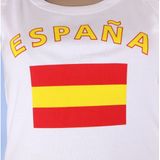 Spaanse vlag tanktop / singlet voor dames - Feestshirts