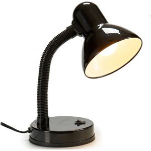 Pincello Tafellamp/bureaulampje Desk Light - metaal - zwart - H33 cm - buigbaar - Bureaulampen