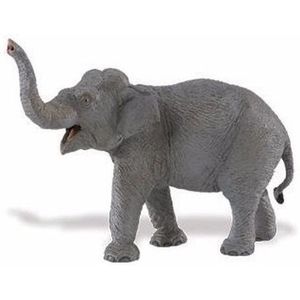 Plastic dieren Aziatisch olifantje 16 cm - Speelfiguren