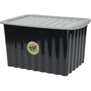 Storage Solutions Opslagbak/opbergdoos/organizer - met deksel - kunststof - 27 Liter