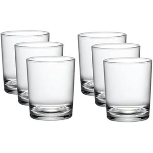 Shotglazen/borrelglazen - 24x - transparant - 50 ml - glas - Caravelle - Shotglazen