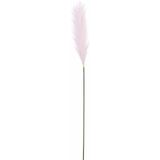 Mica Decorations Pluimgras losse steel/tak - lila paars - 104 cm - Decoratie kunst bloemen