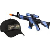 2-Delig verkleedaccessoires set leger/soldaten voor volwassenen - Verkleedattributen