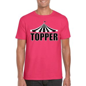 T-shirt roze Topper heren - Feestshirts