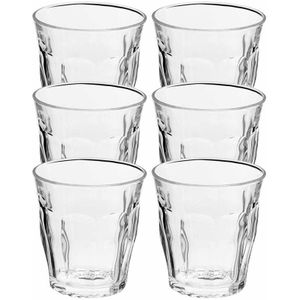 24x Drinkglazen/waterglazen transparant Picardie hardglas 31 cl - Drinkglazen