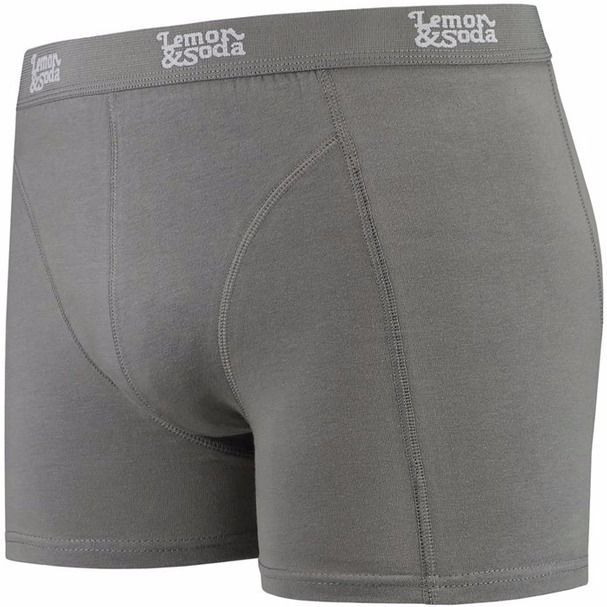 Lemon and Soda - Boxershort - Grijs - Katoen/Spandex