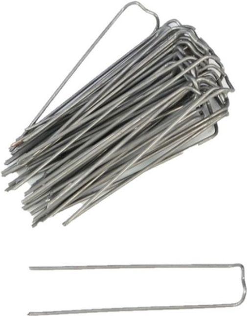 Steekkrammen - 80x st - 10-50 mm - krammetjes/patentkrammen/klemmetjes - hobby - Kerststukjes
