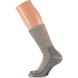 Extra warme grijze winter sokken maat 42/45 - Wandelsokken