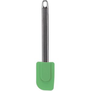 Pannenlikker - zilver/groen - RVS/Siliconen -  24 cm - Keukengerei - Keukenspatels