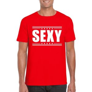 Sexy t-shirt rood heren - Feestshirts