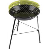 Ronde barbecue in de kleur groen - Houtskoolbarbecues