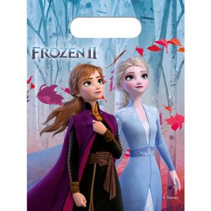 Disney Frozen 2 thema feestzakjes 24x stuks - Uitdeelzakjes