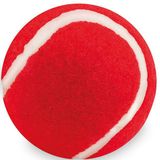 3x stuks rode hondenballen 6,4 cm - Dierenspeelgoed
