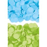 600 gram groen en blauwe papier snippers confetti mix set feest versiering - Confetti