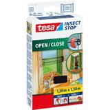 2x Tesa hor tegen insecten zwart 1,3 x 1,5 meter - Inzethorren