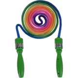 Springtouw groen handvat 210 cm voor kinderen - Springtouwen