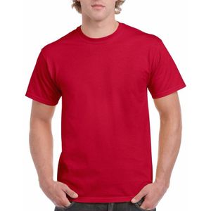Goedkope gekleurde shirts kersen donkerrood voor volwassenen - T-shirts