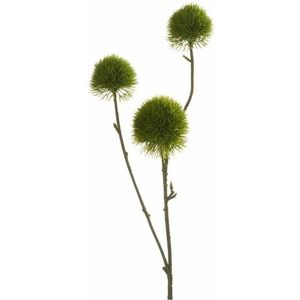 Kunstbloemen anjer takken 58 cm groen - kunsttakken/kunstplanten