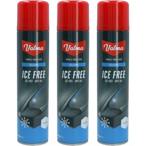 Valma - Ruitenontdooier - Rood - Kunststof - 3x 400 ml