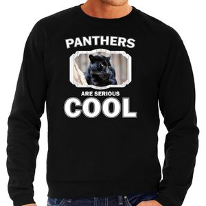 Dieren zwarte panter sweater zwart heren - panthers are cool trui - Sweaters