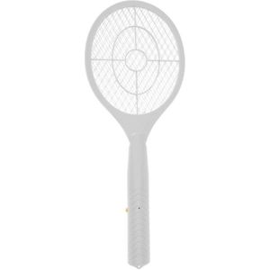 2x Stuks lichtgrijze elektrische anti muggen vliegenmeppers 46 cm - Vliegenmeppers - Ongediertebestrijding