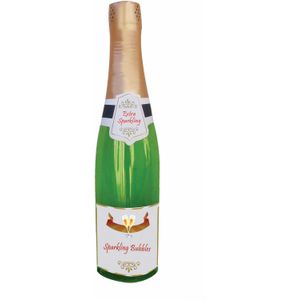 Opblaasbare champagne fles - Fun/fop/party/oud jaar/Bruiloft - versiering/decoratie - 76 cm - Opblaasfiguren