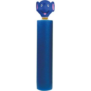 1x Donkerblauw olifanten waterpistool/waterpistolen van foam 26,5 cm met bereik van 6 meter - Waterpistolen