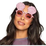 Carnaval/verkleed party bril Zeemeermin - Tropisch/beach/hawaii thema - plastic - volwassenen - Verkleedbrillen
