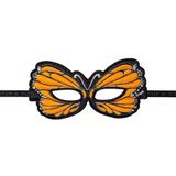 Oranje oogmasker van een vlinder - Verkleedmaskers