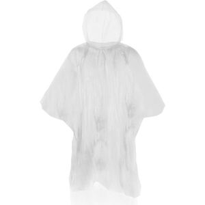 Wegwerp regenponcho wit - Regenponcho's