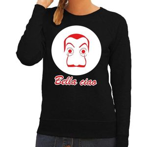Zwarte Salvador Dali sweater voor dames - Feesttruien