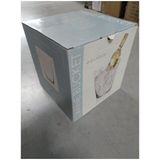 Wijnfles koeler/wijnkoeler transparante glas 19 x 20 cm - Flessenkoeler - Wijnkoeler - IJsemmer