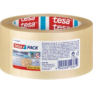 3x Tesa dozen afsluit tape transparant extra sterk 66 mtr x 50 mm - Tape (klussen)