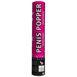 10x Confetti kanon roze penissen 28 cm - Confetti