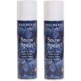 Busje Spuitsneeuw - sneeuwspray - 2 stuks - 150 ml - kunstsneeuw/nepsneeuw