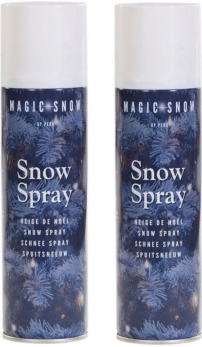 Busje Spuitsneeuw - sneeuwspray - 2 stuks - 150 ml - kunstsneeuw/nepsneeuw