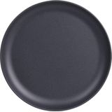 Excellent Houseware ontbijtbord - kunststof/melamine - antraciet grijs - 21 cm