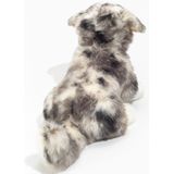 Knuffeldier hond Australische herder - zachte pluche stof - premium kwaliteit knuffels - 30 cm - Knuffel huisdieren