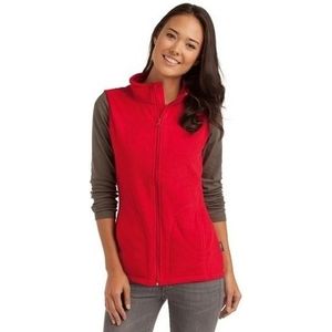 Mouwloos fleece vest rood voor dames - Bodywarmers