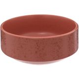 Secret de Gourmet Soepkommen/schaaltjes - 4x - Loft - keramiek - D15xH7 cm - terracotta - Stapelbaar