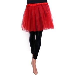Ballet tule rokje rood voor meisjes - Carnavalskostuums