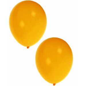 Party ballonnen geel 200 stuks - Ballonnen